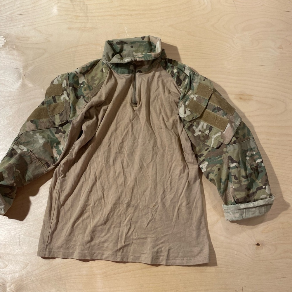 100 Gear Camouflage Long Sleeve Tactical Shirt Medium (JA)